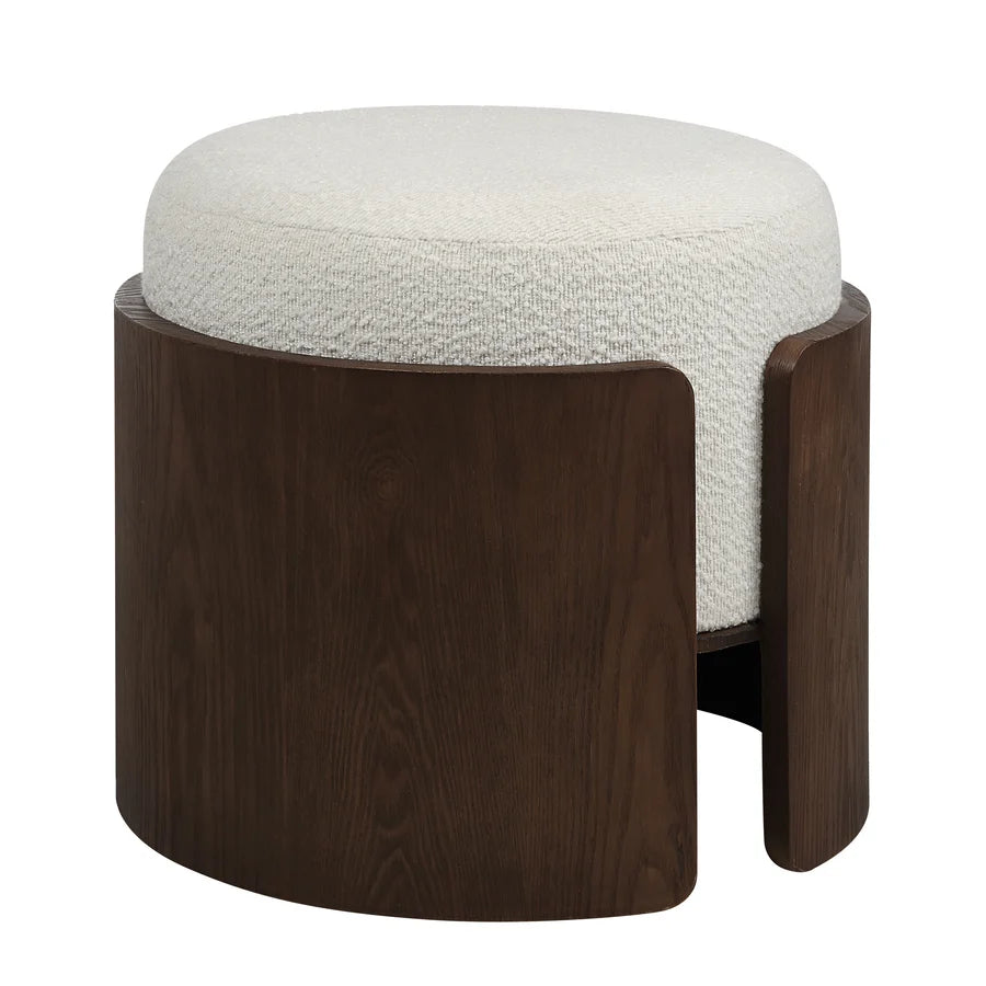 Capsula - Dark Brown & Off-White Boucle