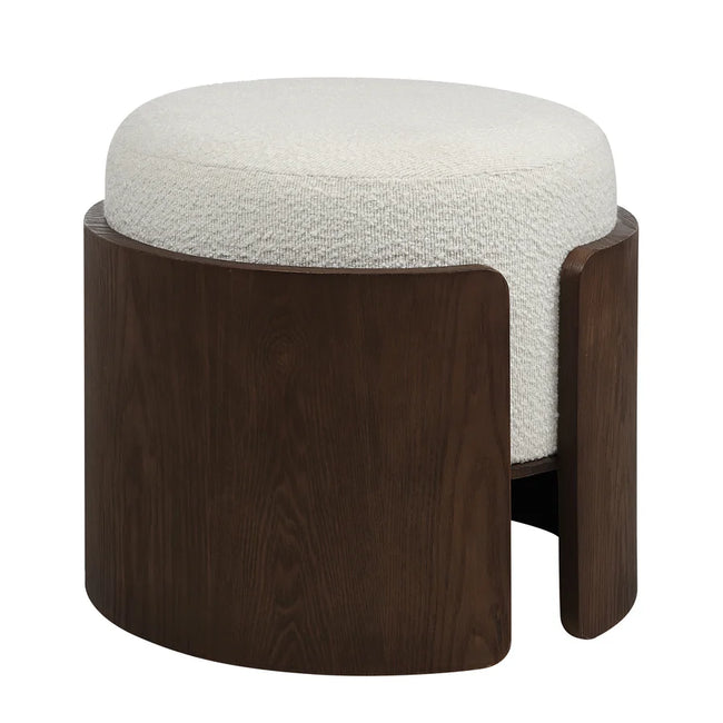 Capsula - Dark Brown & Off-White Boucle