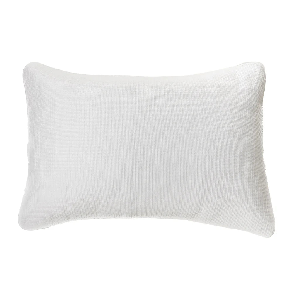 Contemporain White Pillow Sham