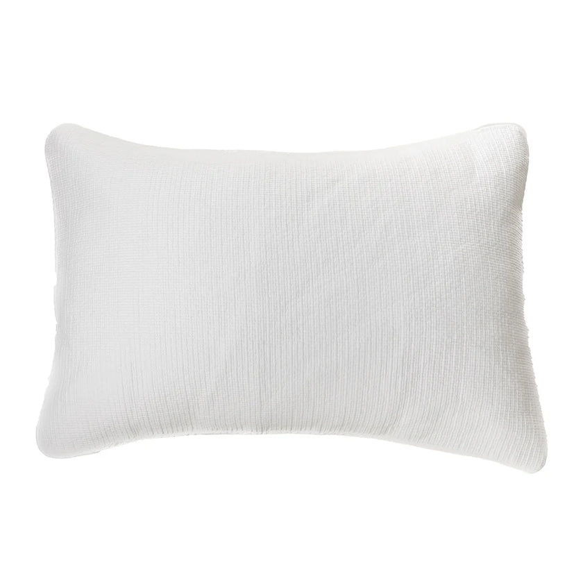 Contemporain White Pillow Sham