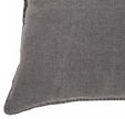 Linen Stone Wash Charcoal Decorative Pillow