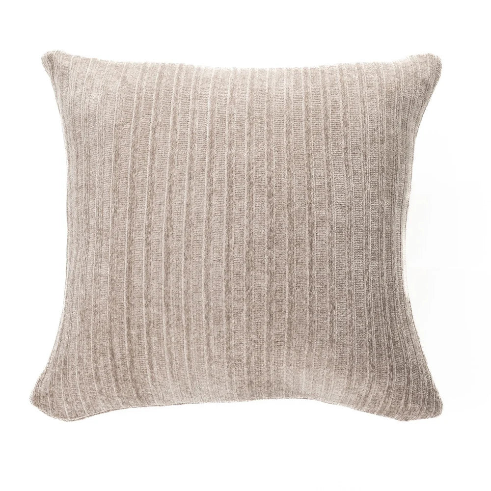 Hippy Taupe Chenille Decorative