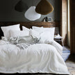 Star White French Linen Duvet Cover Set