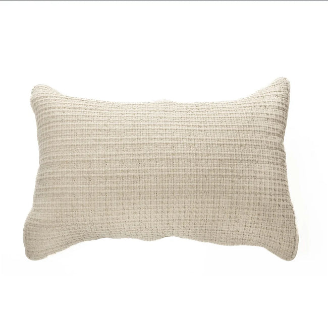 Spirit Natural Waffle Cotton Pillow Sham