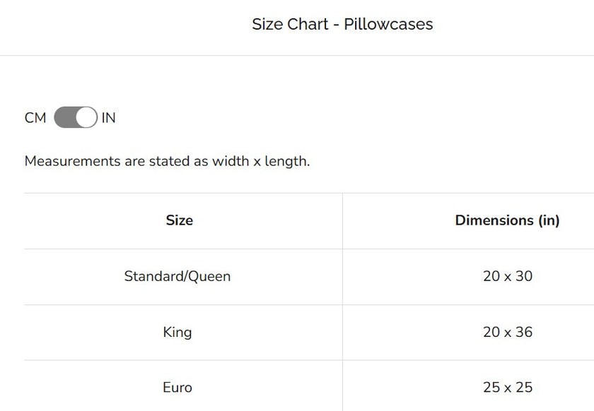 Pima Cotton Pillowcases